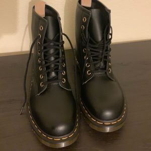 Black vegan doc martens